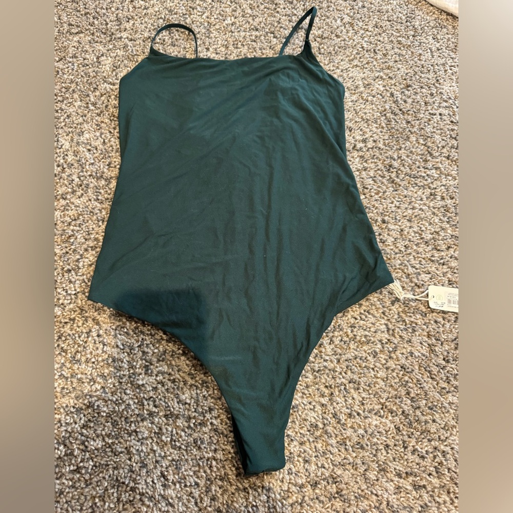 aerie Dark Green bodysuit